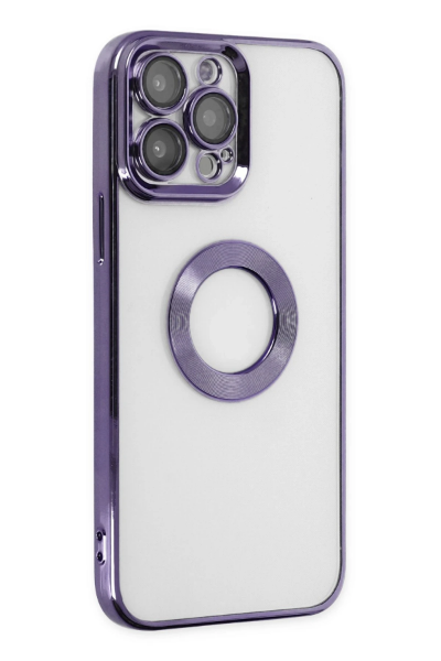 Newface iPhone 14 Pro Kılıf Slot Silikon - Mor resmi