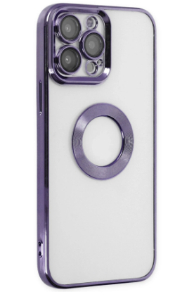 Newface iPhone 13 Pro Max Kılıf Slot Silikon - Mor resmi