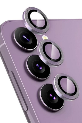 Newface Samsung Galaxy S24 FE Raze Metal Kamera Lens - Mor resmi