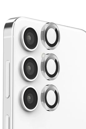 Newface Samsung Galaxy S24 FE Raze Metal Kamera Lens - Gri resmi