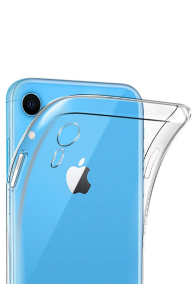 Newface iPhone XR Kılıf Lüx Şeffaf Silikon resmi