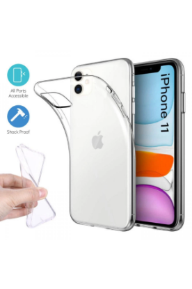 Newface iPhone 11 Kılıf Lüx Şeffaf Silikon resmi