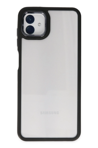 Newface Samsung Galaxy A04 Kılıf Dora Kapak - Siyah resmi