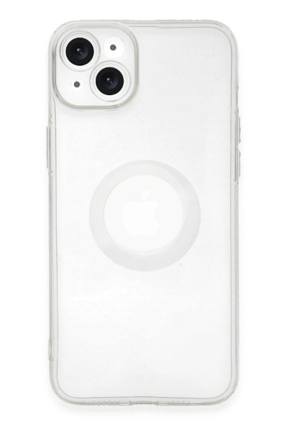 Newface iPhone 14 Plus Kılıf Santa Lens Silikon - Şeffaf resmi
