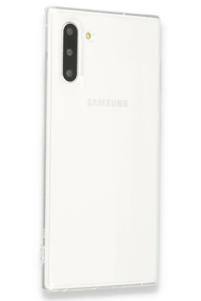 Newface Samsung Galaxy Note 10 Kılıf Lüx Şeffaf Silikon resmi