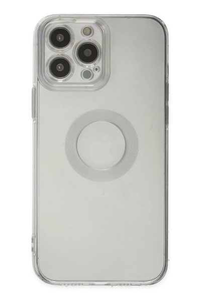 Newface iPhone 14 Pro Max Kılıf Santa Lens Silikon - Şeffaf resmi