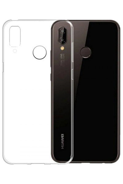 Newface Huawei P20 Lite Kılıf Lüx Şeffaf Silikon resmi