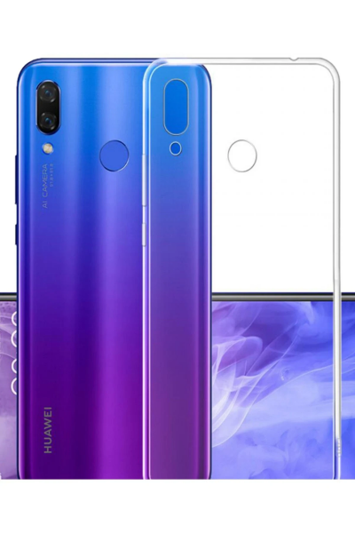 Newface Huawei P20 Lite Kılıf Lüx Şeffaf Silikon resmi