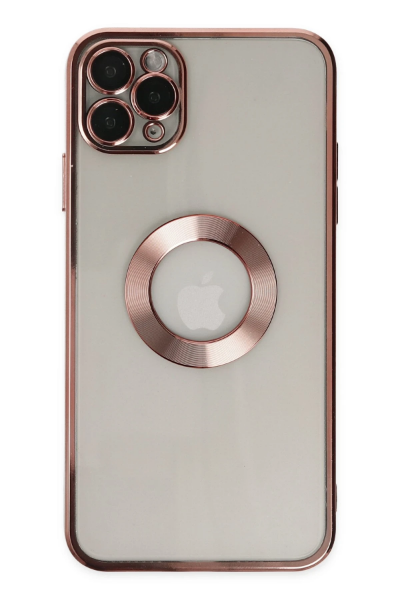 Newface iPhone 11 Pro Kılıf Slot Silikon - Rose Gold resmi