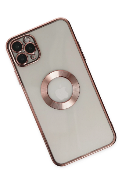 Newface iPhone 11 Pro Kılıf Slot Silikon - Rose Gold resmi