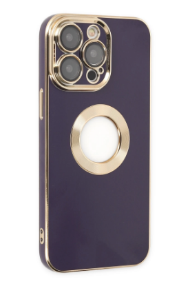 Newface iPhone 14 Pro Kılıf Store Silikon - Derin Mor resmi