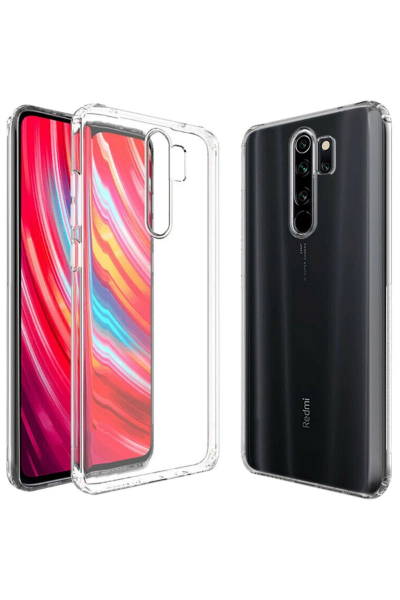 Newface Xiaomi Redmi Note 8 Pro Kılıf Lüx Şeffaf Silikon resmi