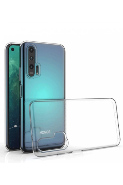Newface Huawei Honor 20 Kılıf Lüx Şeffaf Silikon resmi