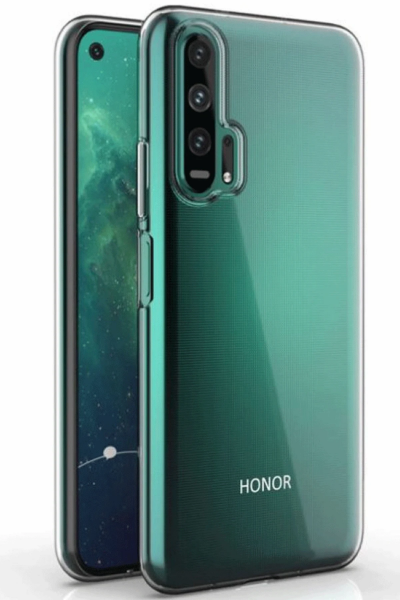Newface Huawei Honor 20 Kılıf Lüx Şeffaf Silikon resmi
