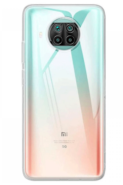 Newface Xiaomi Mi 10T Lite Kılıf Lüx Şeffaf Silikon resmi