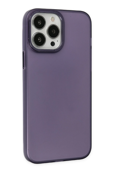 Newface iPhone 14 Pro Max Kılıf Modos Metal Kapak - Mor resmi