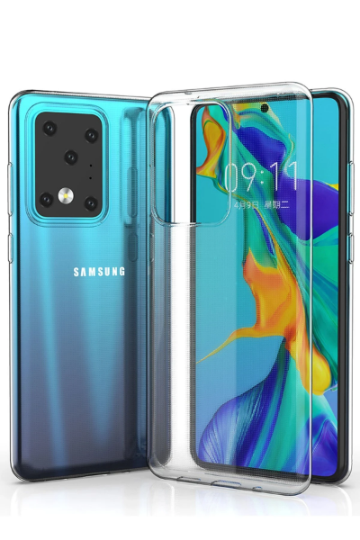 Newface Samsung Galaxy S20 Ultra Kılıf Lüx Şeffaf Silikon resmi