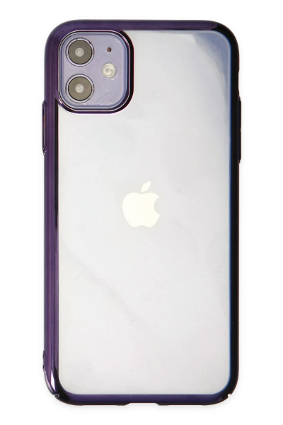 Newface iPhone 12 Kılıf Element Silikon - Mor resmi