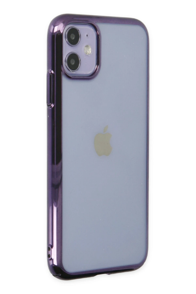 Newface iPhone 12 Kılıf Element Silikon - Mor resmi