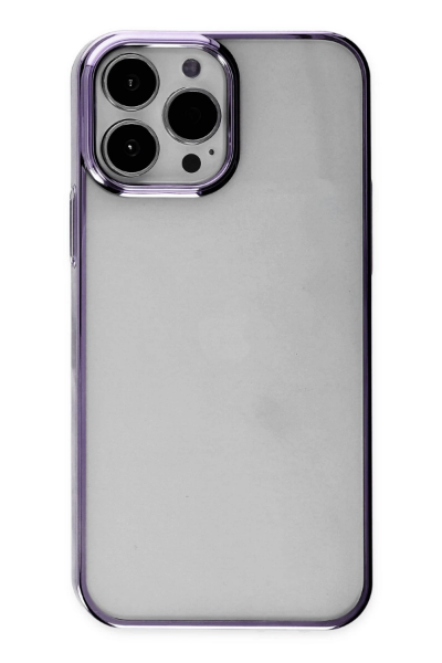 Newface iPhone 13 Pro Kılıf Element Silikon - Mor resmi