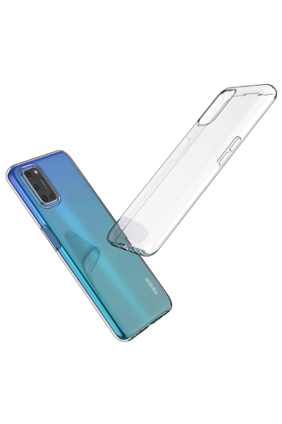 Newface Oppo A52 Kılıf Lüx Şeffaf Silikon resmi