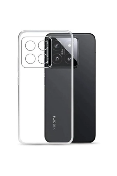 Newface Xiaomi Mi 14T Pro Kılıf Lüx Şeffaf Silikon resmi
