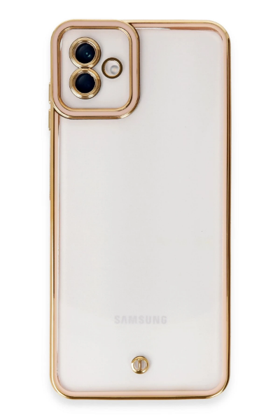 Newface Samsung Galaxy A04 Kılıf Liva Lens Silikon - Rose resmi