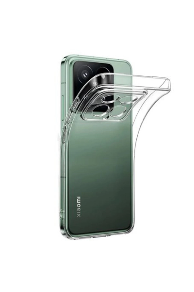 Newface Xiaomi Mi 14T Pro Kılıf Lüx Şeffaf Silikon resmi