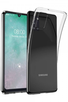Newface Samsung Galaxy A31 Kılıf Lüx Şeffaf Silikon resmi