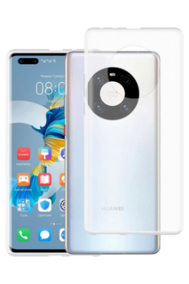Newface Huawei Mate 40 Pro Kılıf Lüx Şeffaf Silikon resmi
