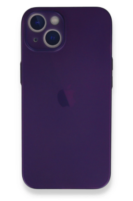 Newface iPhone 14 Plus Kılıf PP Ultra İnce Kapak - Mor resmi