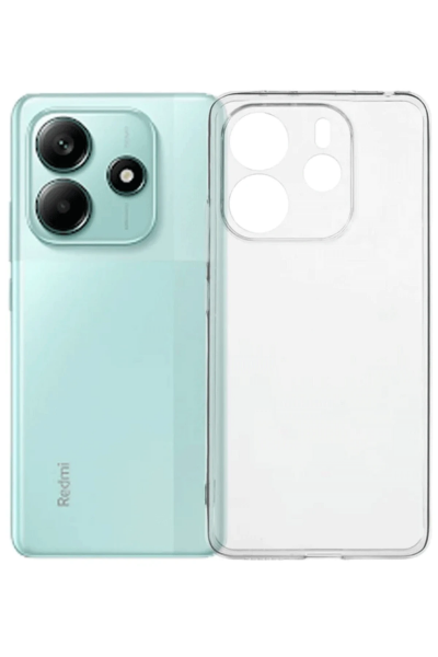 Newface Xiaomi Redmi Note 14 4G Kılıf Lüx Şeffaf Silikon resmi