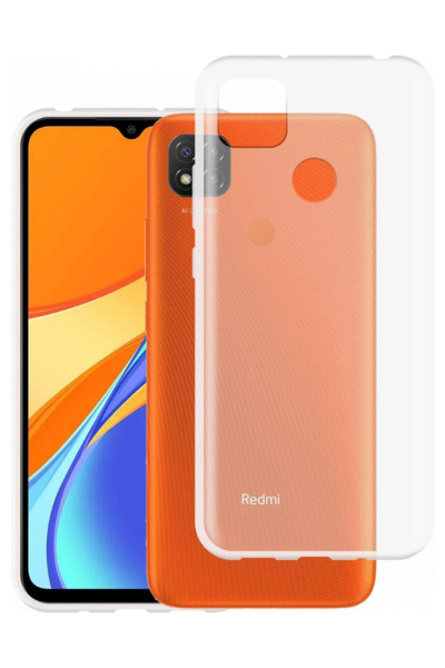 Newface Xiaomi Redmi 9C Kılıf Lüx Şeffaf Silikon resmi