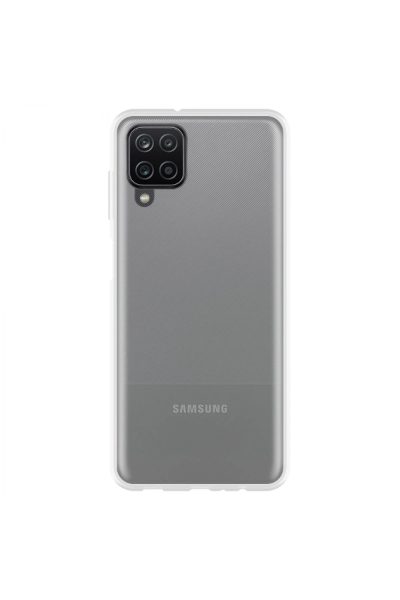 Newface Samsung Galaxy A12 Kılıf Lüx Şeffaf Silikon resmi