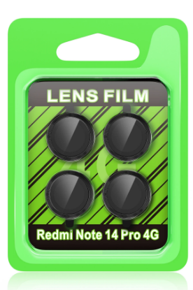 Newface Xiaomi Redmi Note 14 Pro 4G Raze Metal Kamera Lens - Siyah resmi