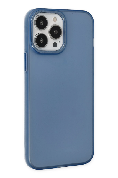 Newface iPhone 14 Pro Kılıf Modos Metal Kapak - Lacivert resmi