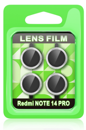 Newface Xiaomi Redmi Note 14 Pro 5G Raze Metal Kamera Lens - Gümüş resmi