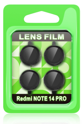 Newface Xiaomi Redmi Note 14 Pro 5G Raze Metal Kamera Lens - Siyah resmi