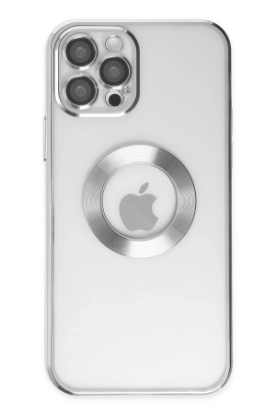 Newface iPhone 12 Pro Max Kılıf Slot Silikon - Gümüş resmi