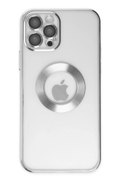 Newface iPhone 12 Pro Max Kılıf Slot Silikon - Gümüş resmi