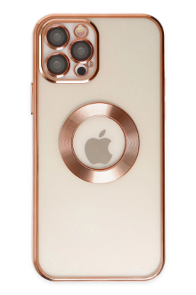 Newface iPhone 12 Pro Max Kılıf Slot Silikon - Rose Gold resmi