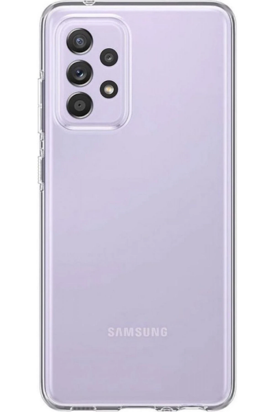 Newface Samsung Galaxy A72 Kılıf Lüx Şeffaf Silikon resmi