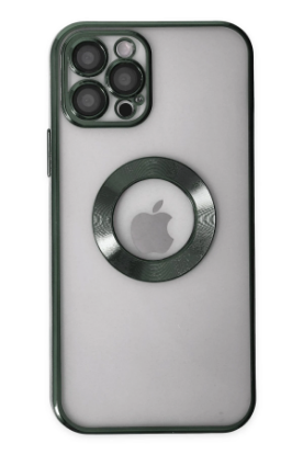 Newface iPhone 12 Pro Max Kılıf Slot Silikon - Köknar Yeşili resmi