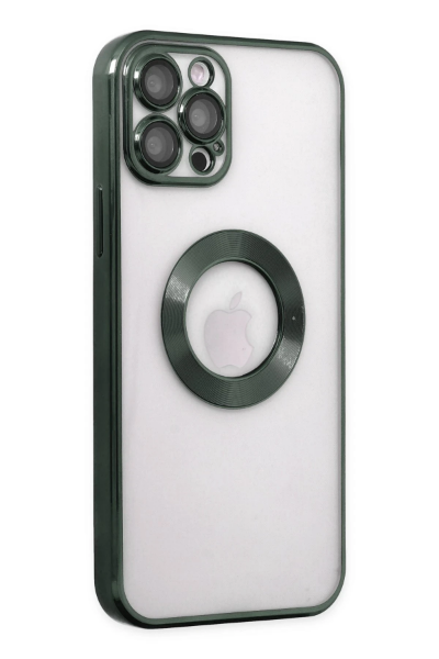 Newface iPhone 12 Pro Max Kılıf Slot Silikon - Köknar Yeşili resmi