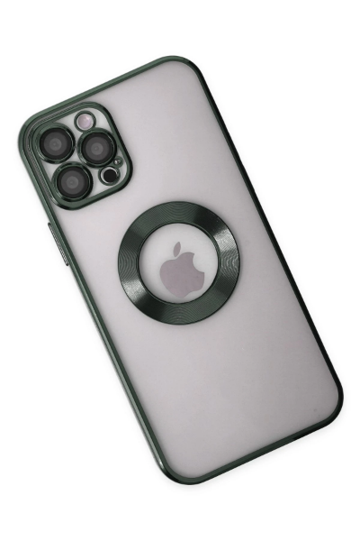 Newface iPhone 12 Pro Max Kılıf Slot Silikon - Köknar Yeşili resmi