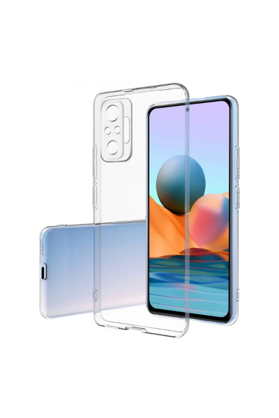 Newface Xiaomi Redmi Note 10 Pro Kılıf Lüx Şeffaf Silikon resmi