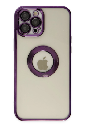 Newface iPhone 12 Pro Max Kılıf Slot Silikon - Mor resmi