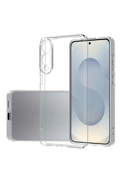 Newface Samsung Galaxy S25 Edge Kılıf Lüx Şeffaf Silikon resmi