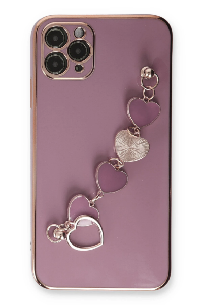 Newface iPhone 11 Pro Kılıf Esila Silikon - Mor resmi