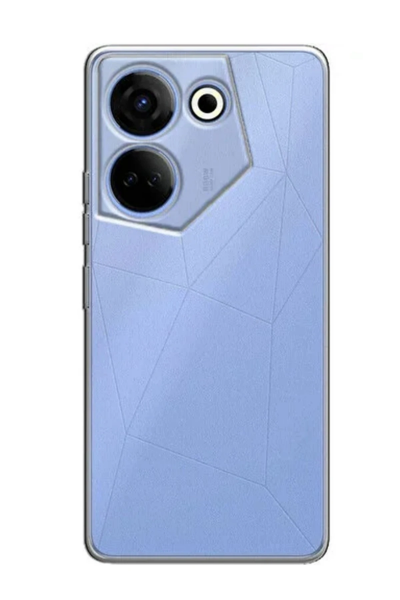 Newface Tecno Camon 20 Pro 5G Kılıf Lüx Şeffaf Silikon resmi